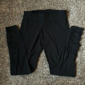 black garage leggings